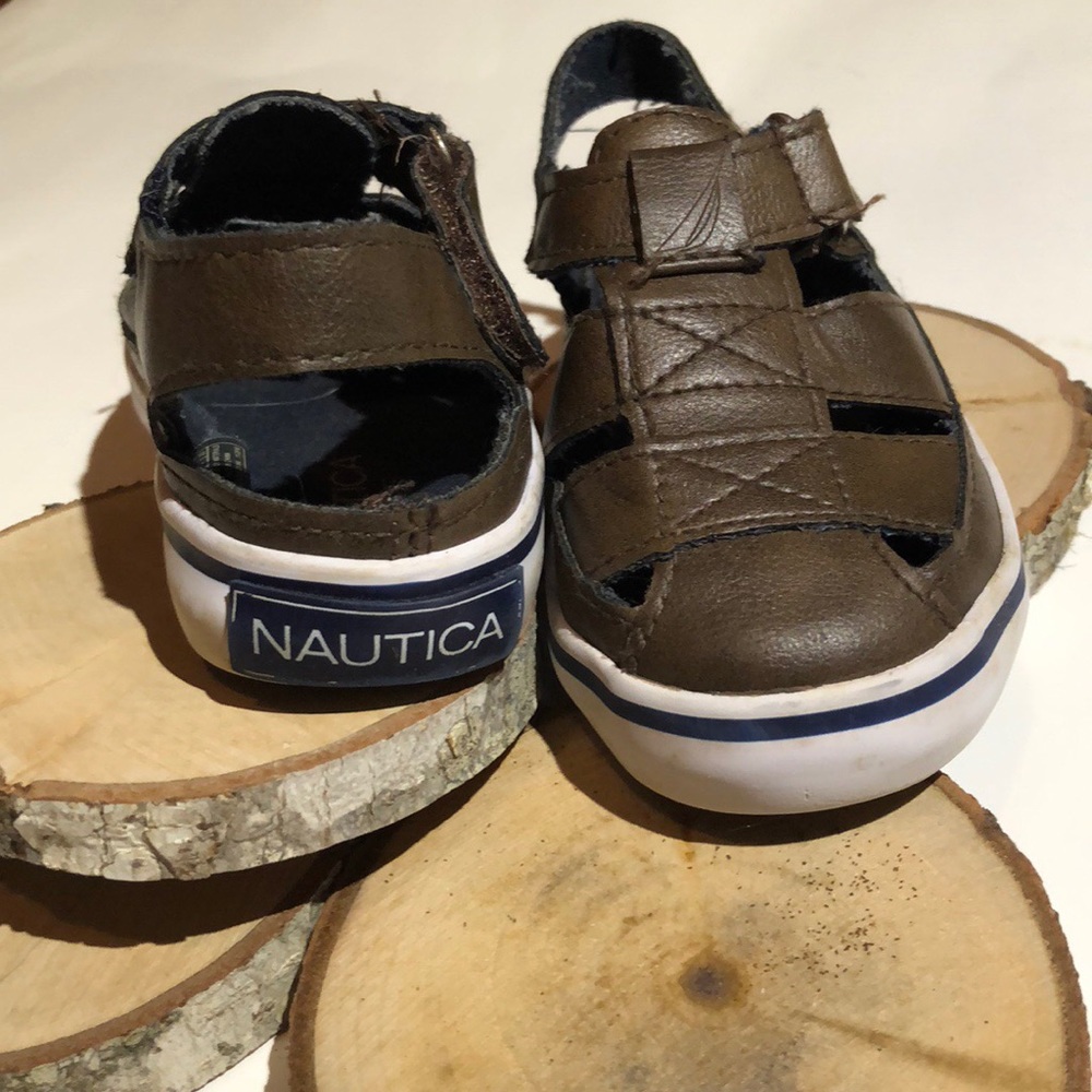 Nautical baby boys dress sandals